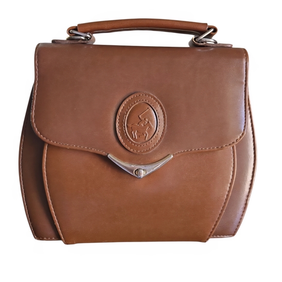 Polo Ralph Lauren Handbags - Polo by Ralph Lauren Vintage Tan Leather And Suede Satchel